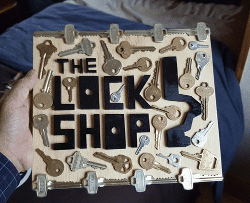 Lock Shop Sign