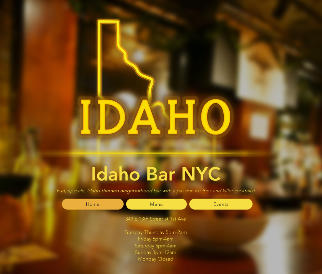 Idaho Bar NYC